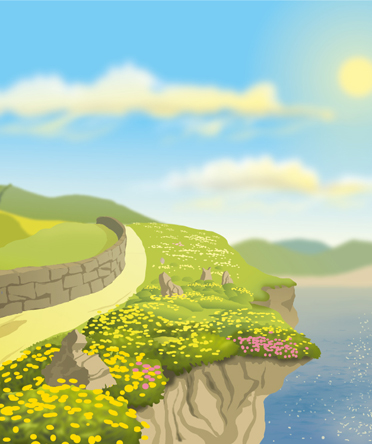 vignette buttercuppia landscape portrait