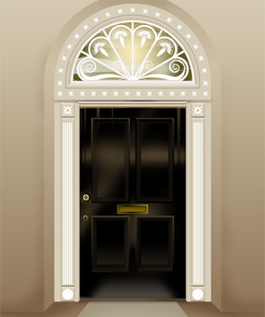 vignette georgian door